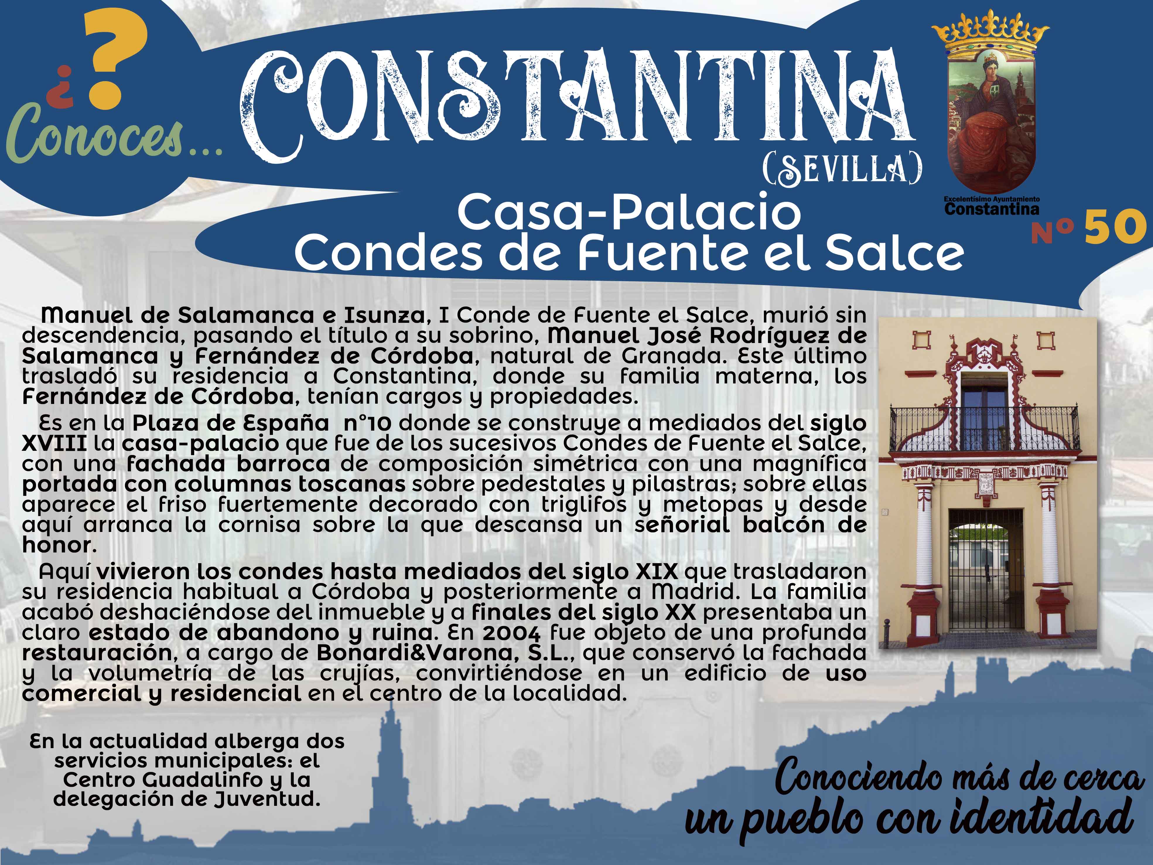 50 Casa Palacio Condes de Fuente el Salce Constantina