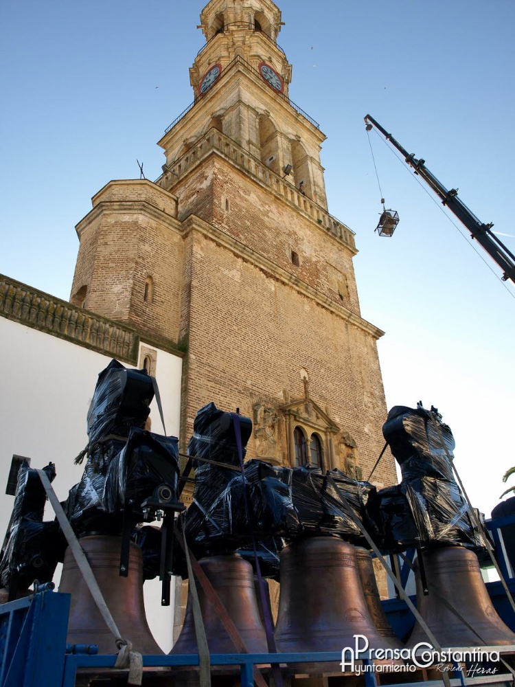 Reposición campanas Torre Constantina 2014-3