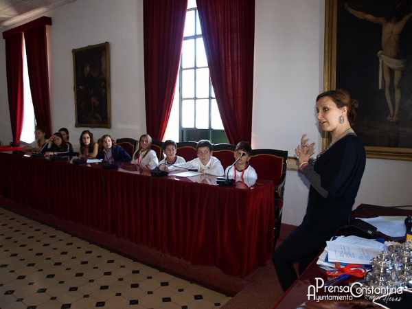 Visita Jóvenes Parlamentarios Ayto Constantina 2014-3