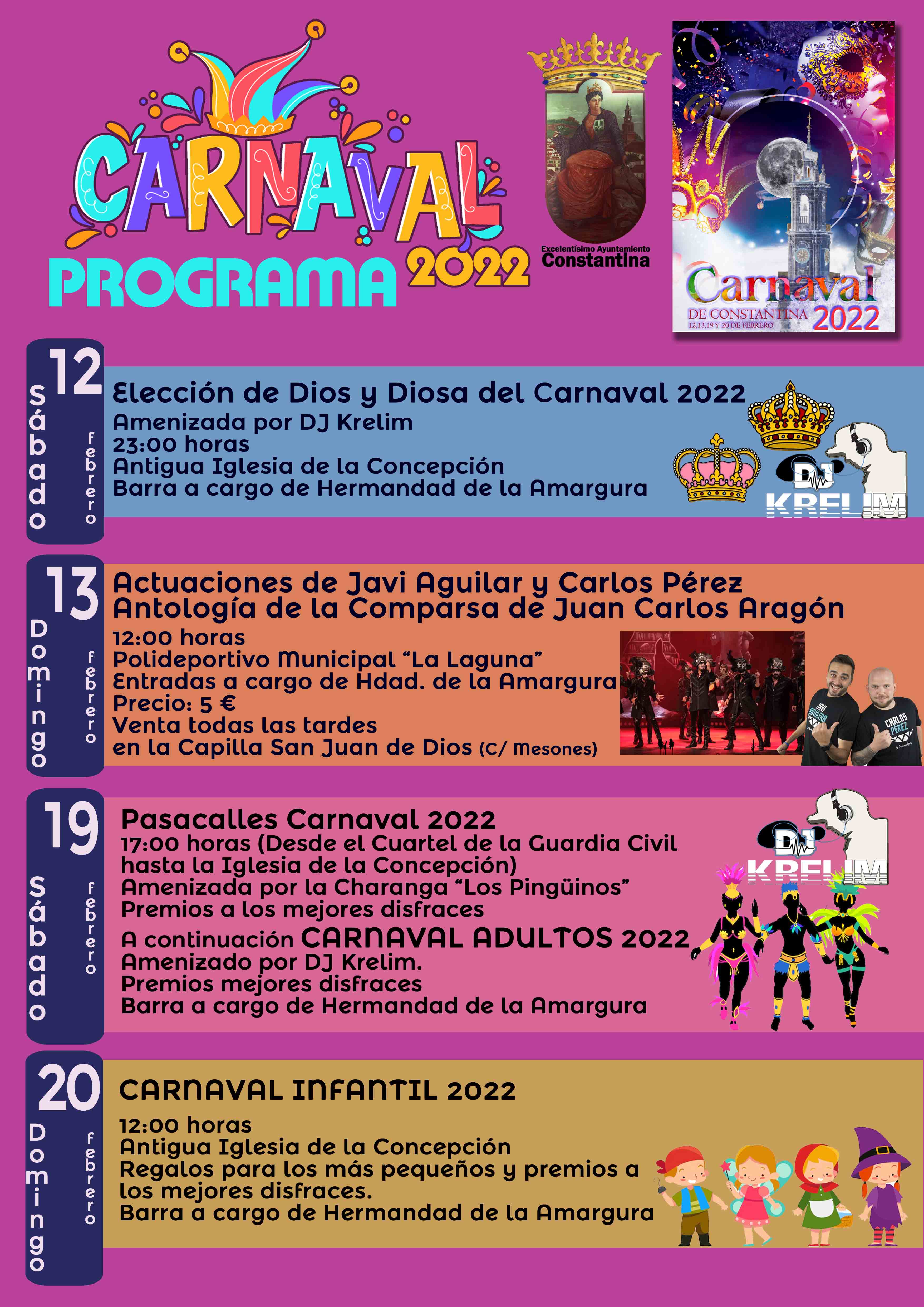 programa carnaval constantina 2022