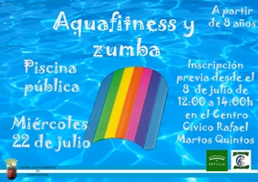 Aquafitness y Zumba 2015 Julio Joven Constantina