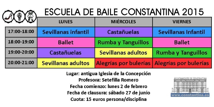 Cuadrante Escuela Baile Constantina 2015
