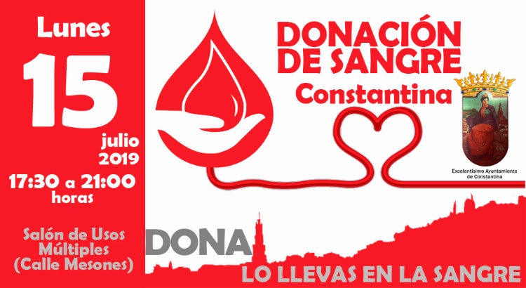 Donación Sangre Constantina 15julio2019