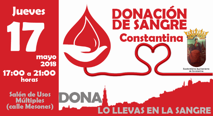 Donación Sangre Constantina mayo2018