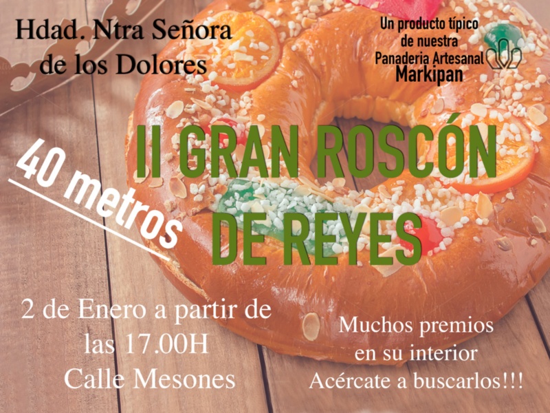 Roscón de Reyes Hdad Dolores Constantina 2016