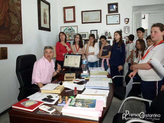 Visita Jóvenes Parlamentarios Ayto Constantina 2014-5